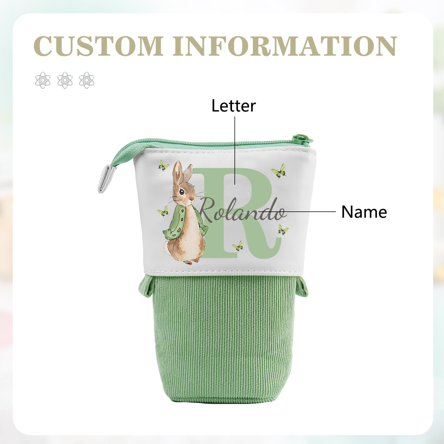 Personalized Pencil Case Custom Name And Dinosaur Pencil Case Back To School Gift For Boys Girls