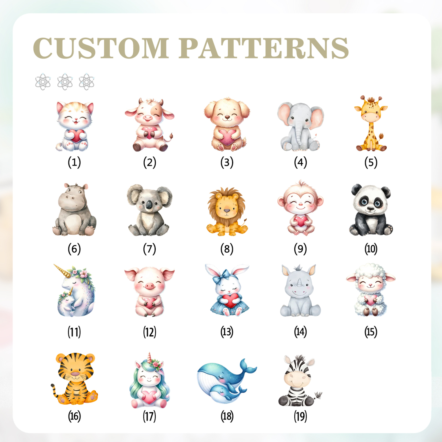 Personalized Pencil Case Custom Name And Animal Pencil Case Back To School Gift For Boys Girls