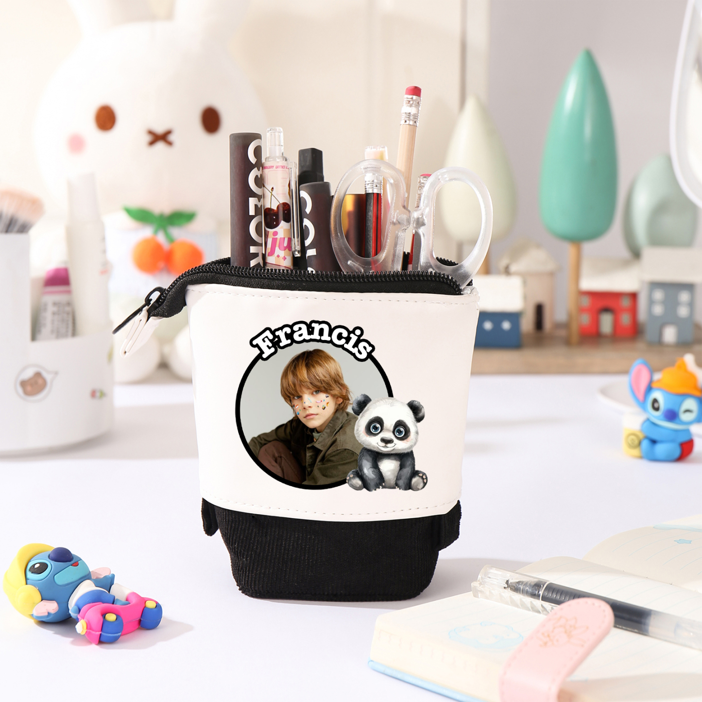 Personalized Pencil Case Custom Name And Animal Pencil Case Back To School Gift For Boys Girls