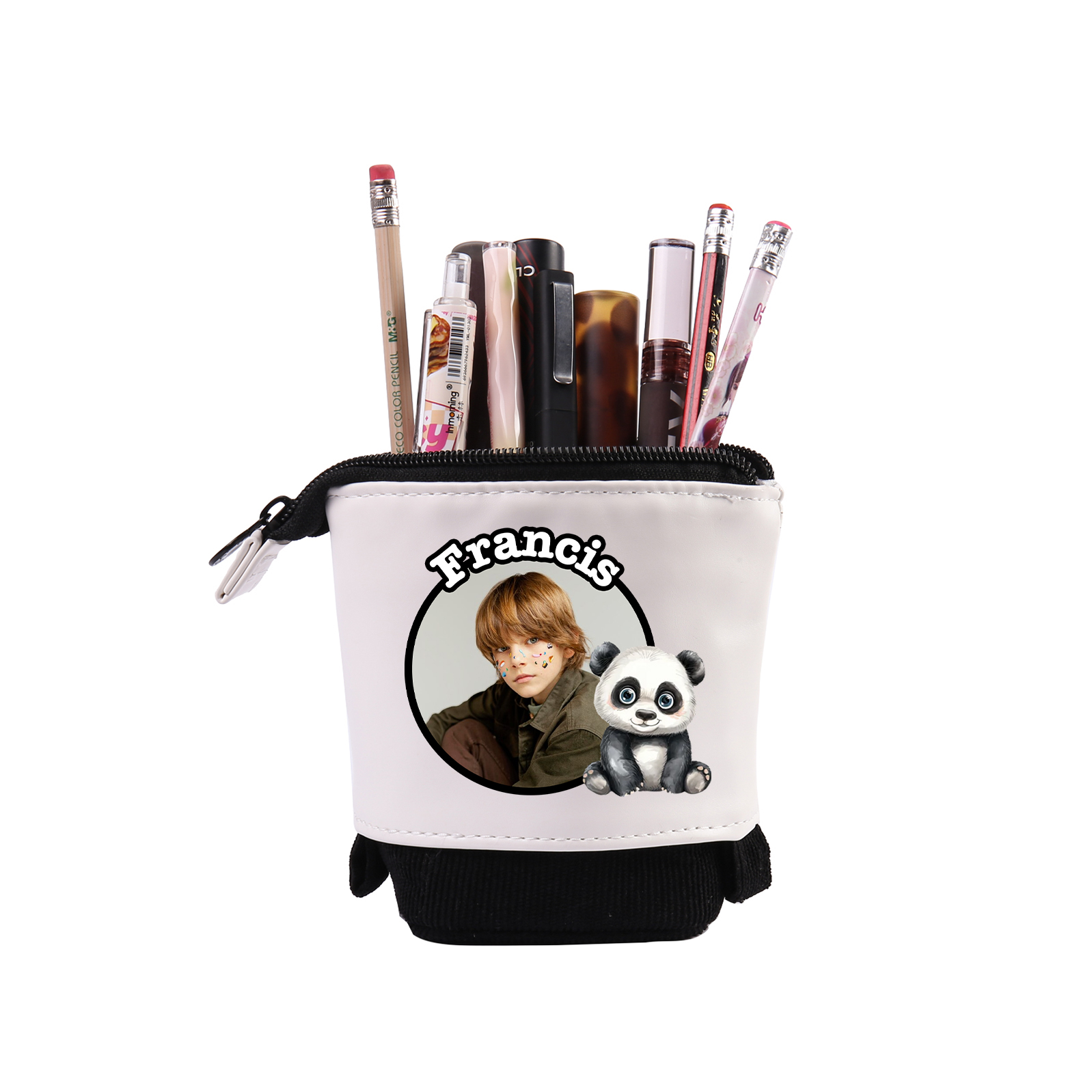 Personalized Pencil Case Custom Name And Animal Pencil Case Back To School Gift For Boys Girls