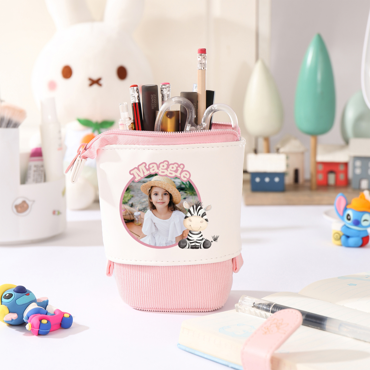 Jessemade UK Personalized Pencil Case Custom Name And Letter Pencil Case Boys Girls Back To School Gift 16.99 n1-l1