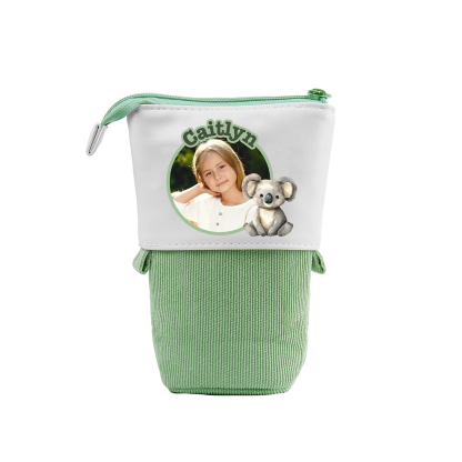 Personalized Pencil Case Custom Name And Animal Pencil Case Back To School Gift For Boys Girls