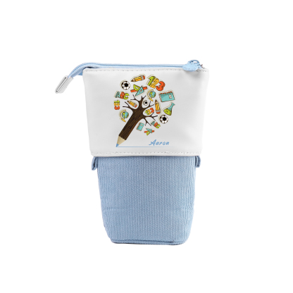 Personalized Pencil Case Custom Name And Animal pattern Pencil Case Back To School Gift For Boys Girls