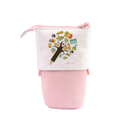 Personalized Pencil Case Custom Name And Animal pattern Pencil Case Back To School Gift For Boys Girls