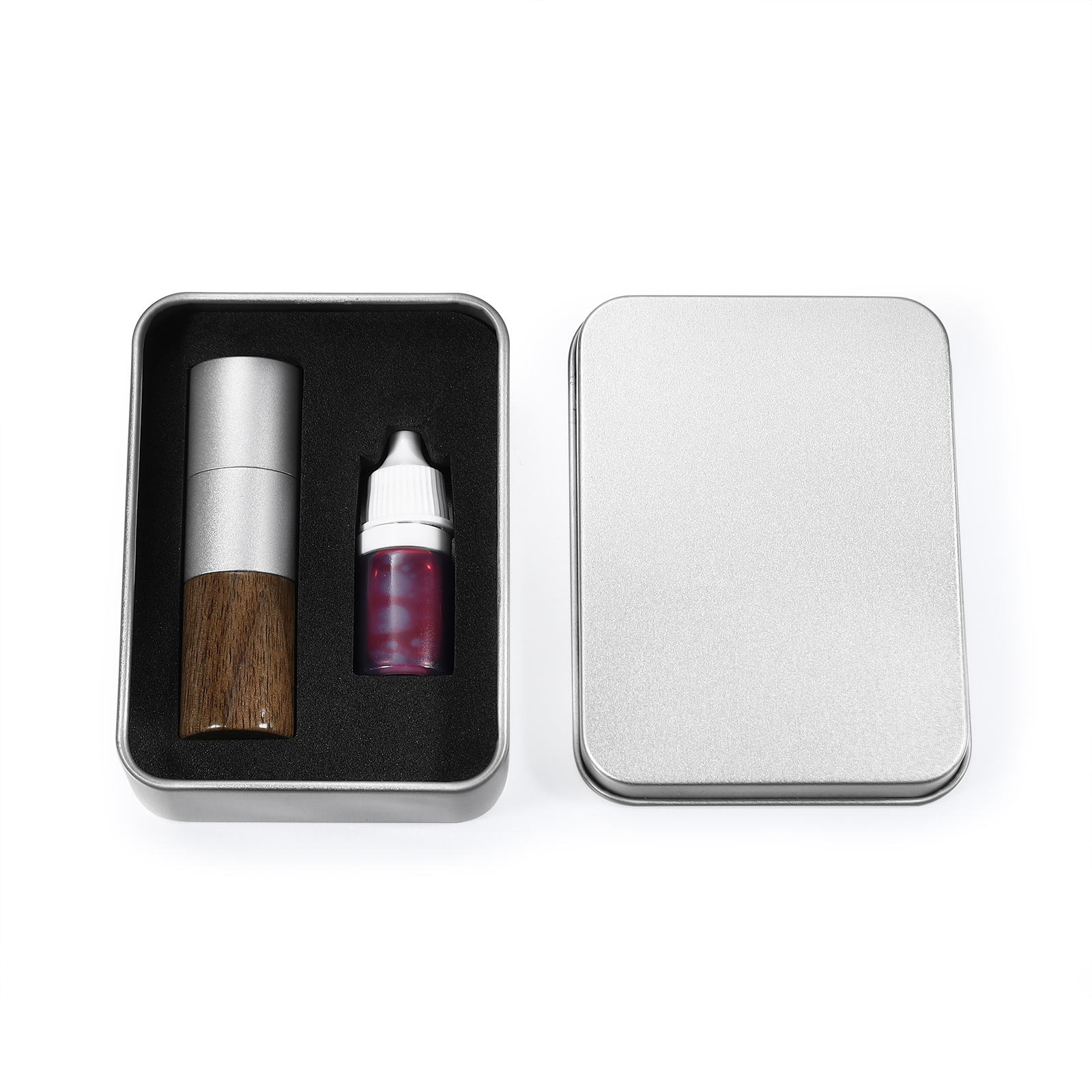 Personalized Golf Ball Pattern Seal – Elegant Wood Design