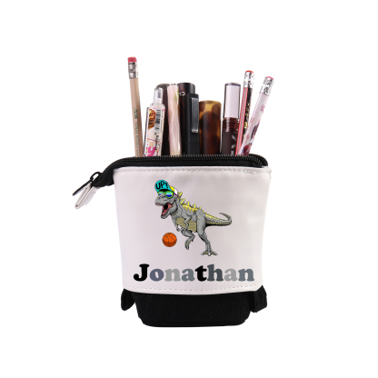 Personalized Pencil Case Custom Name And Animal Pencil Case Back To School Gift For Boys Girls