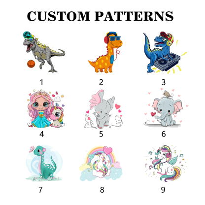 Personalized Pencil Case Custom Name And Animal Pencil Case Back To School Gift For Boys Girls