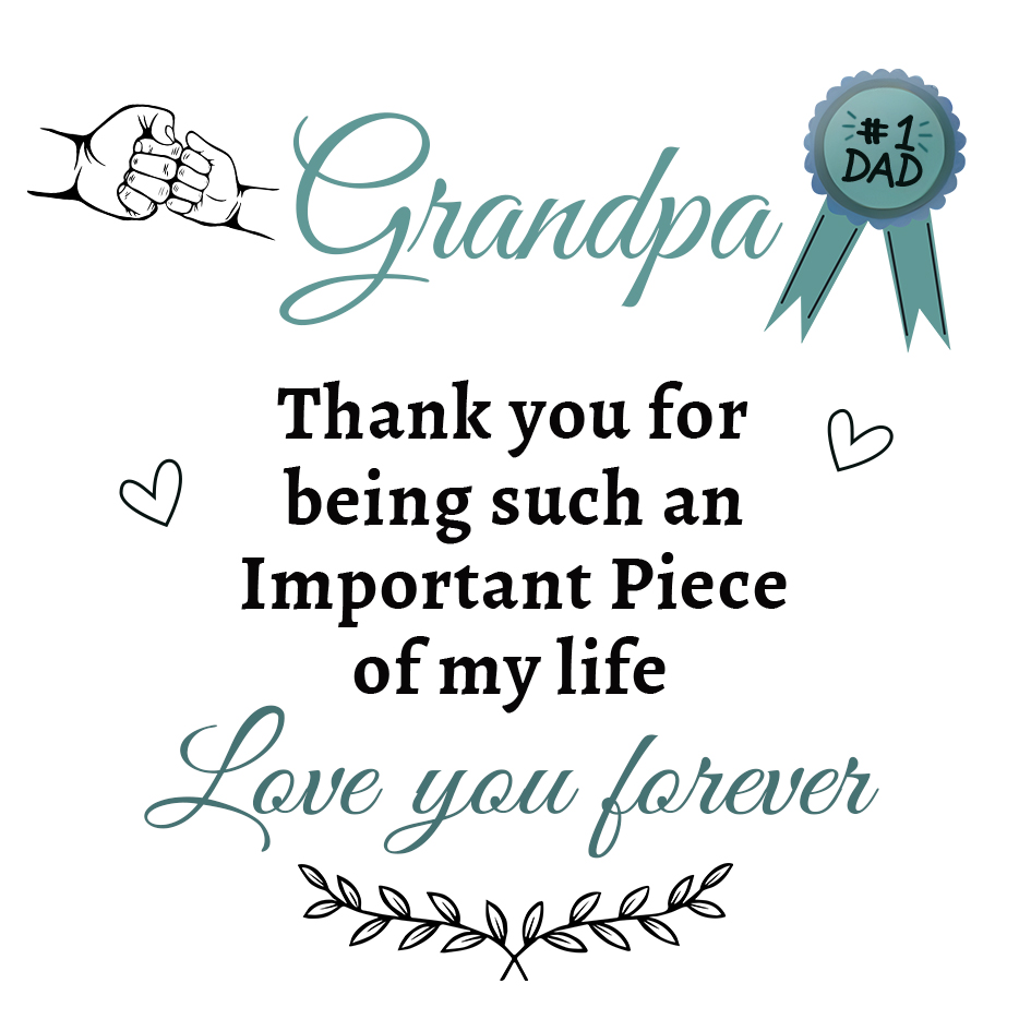 Grandpa Warm Gift Card - Father‘s Day Card - 2025