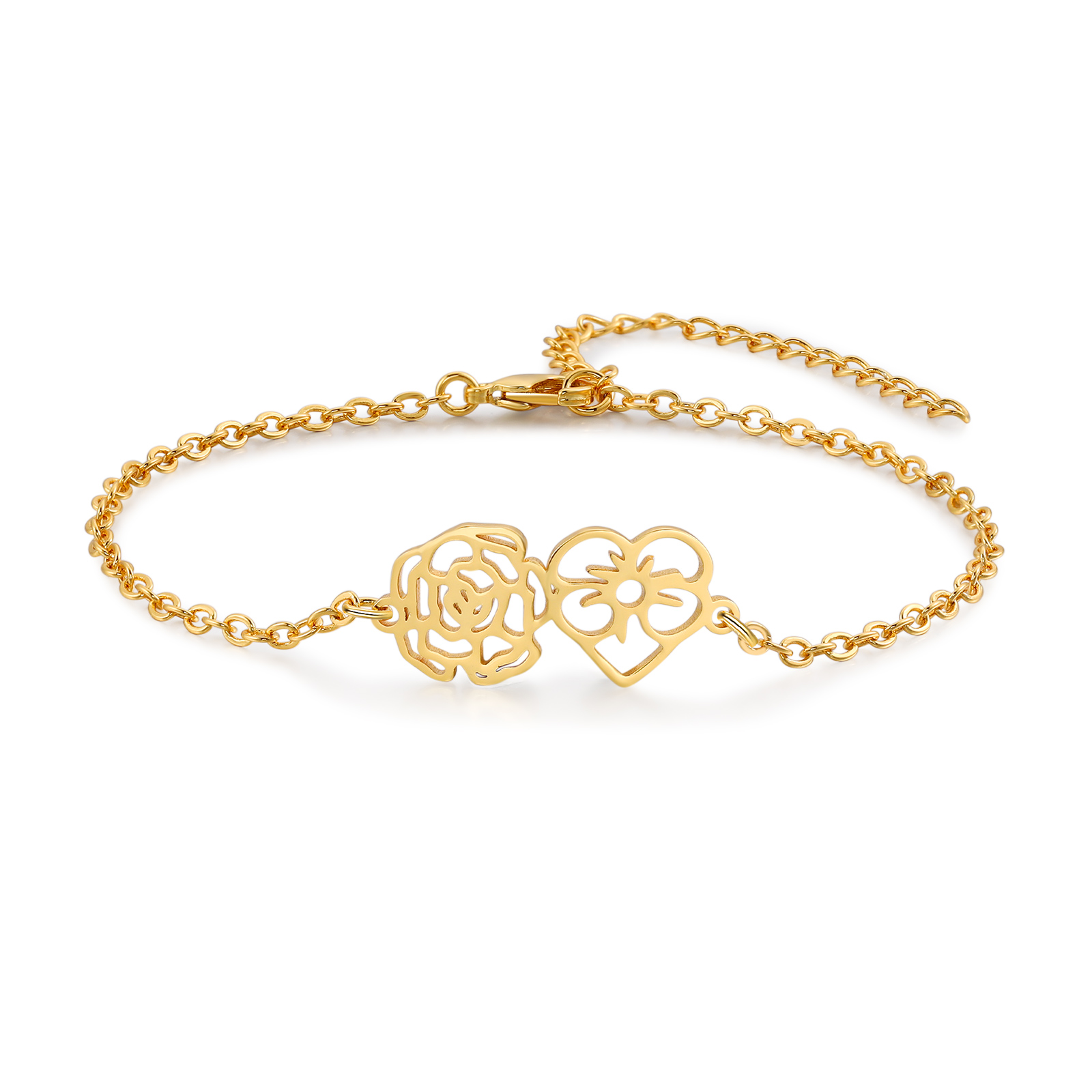 Personalized Birth Flower Earring Floral Dangle Earrings