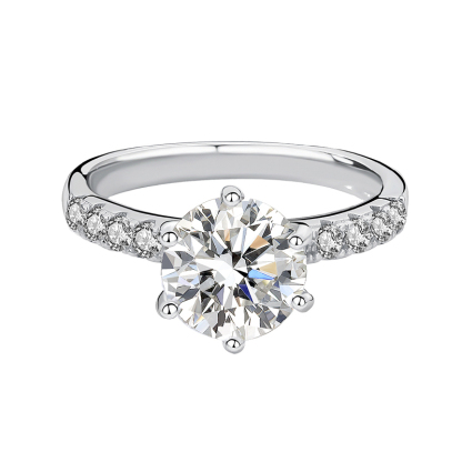 S925 Sterling Silver Diamond Rings 