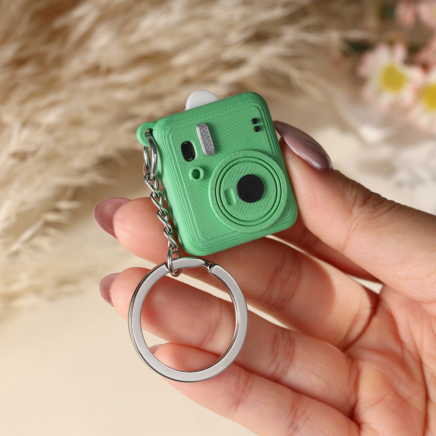Personalized Mini Camera Keychain Custom With A Pull-Out Photo