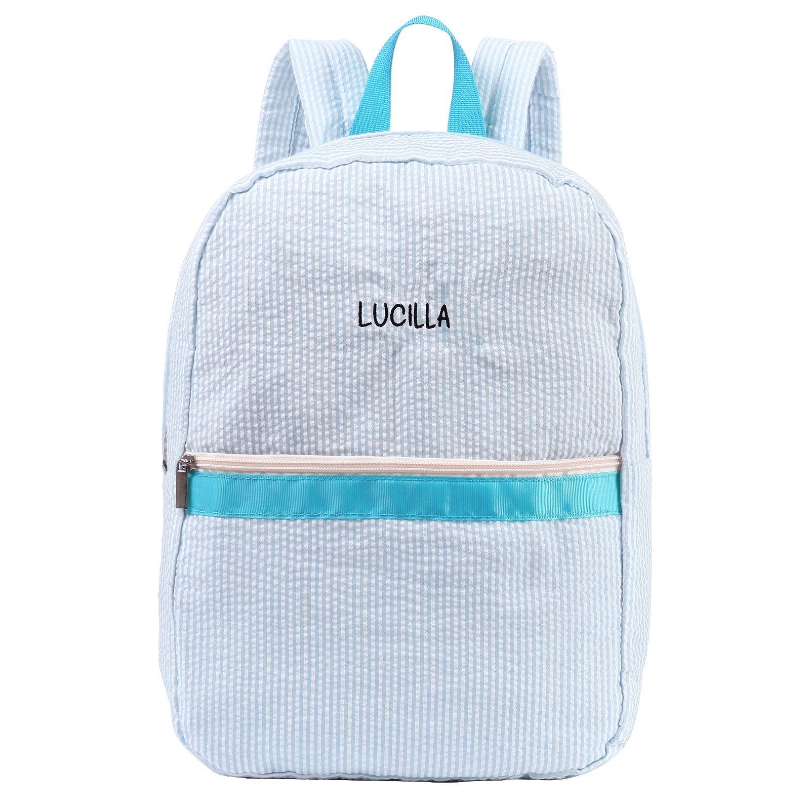 Personalized School Bag Custom Name Canvas Children Backpack Back To School Gift For Children