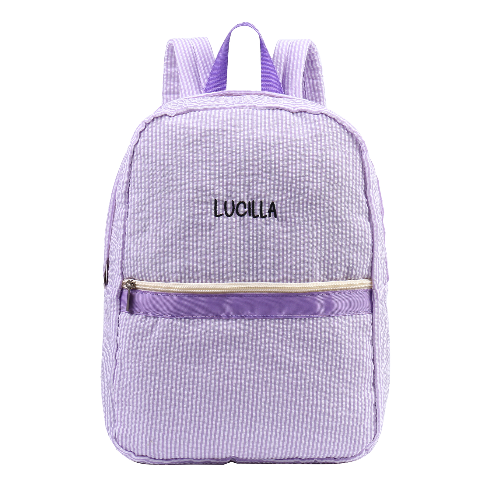 Personalized School Bag Custom Name Canvas Children Backpack Back To School Gift For Children