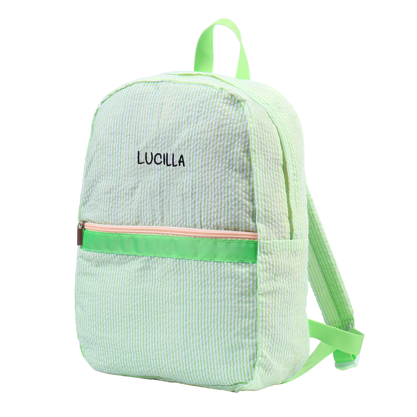 Personalized School Bag Custom Name Canvas Children Backpack Back To School Gift For Children