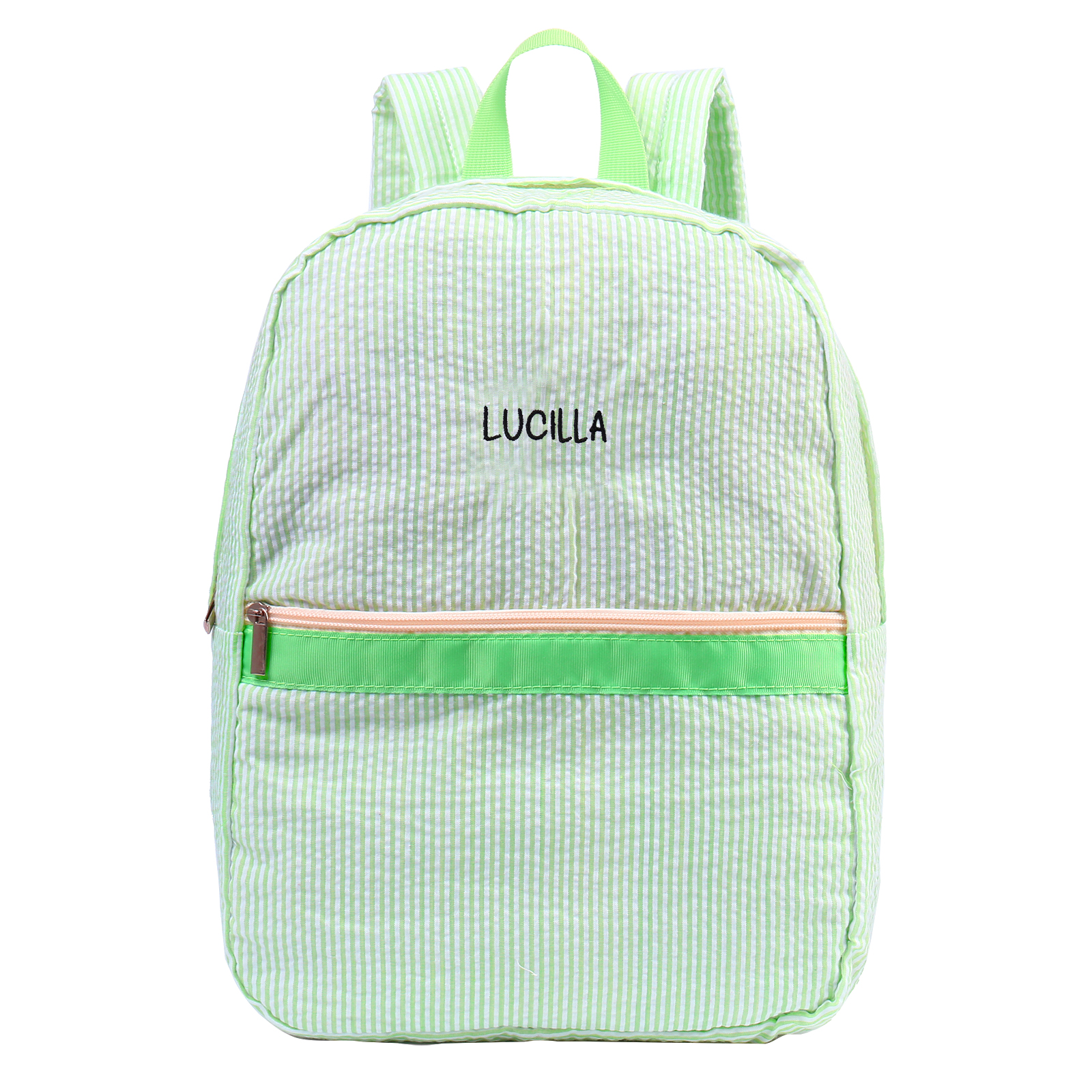 Personalized School Bag Custom Name Canvas Children Backpack Back To School Gift For Children
