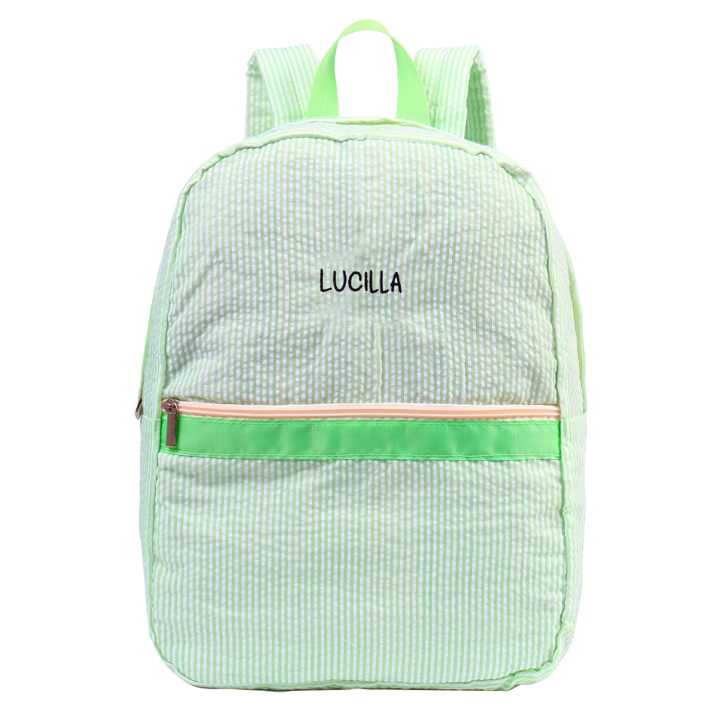 Personalized School Bag Custom Name Canvas Children Backpack Back To School Gift For Children