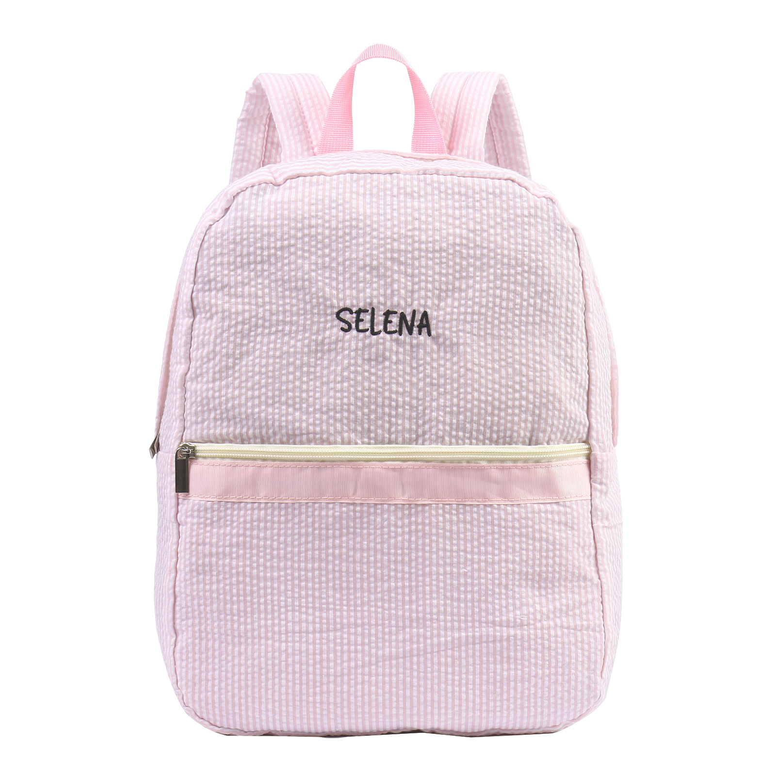 Personalized School Bag Custom Name Canvas Children Backpack Back To School Gift For Children