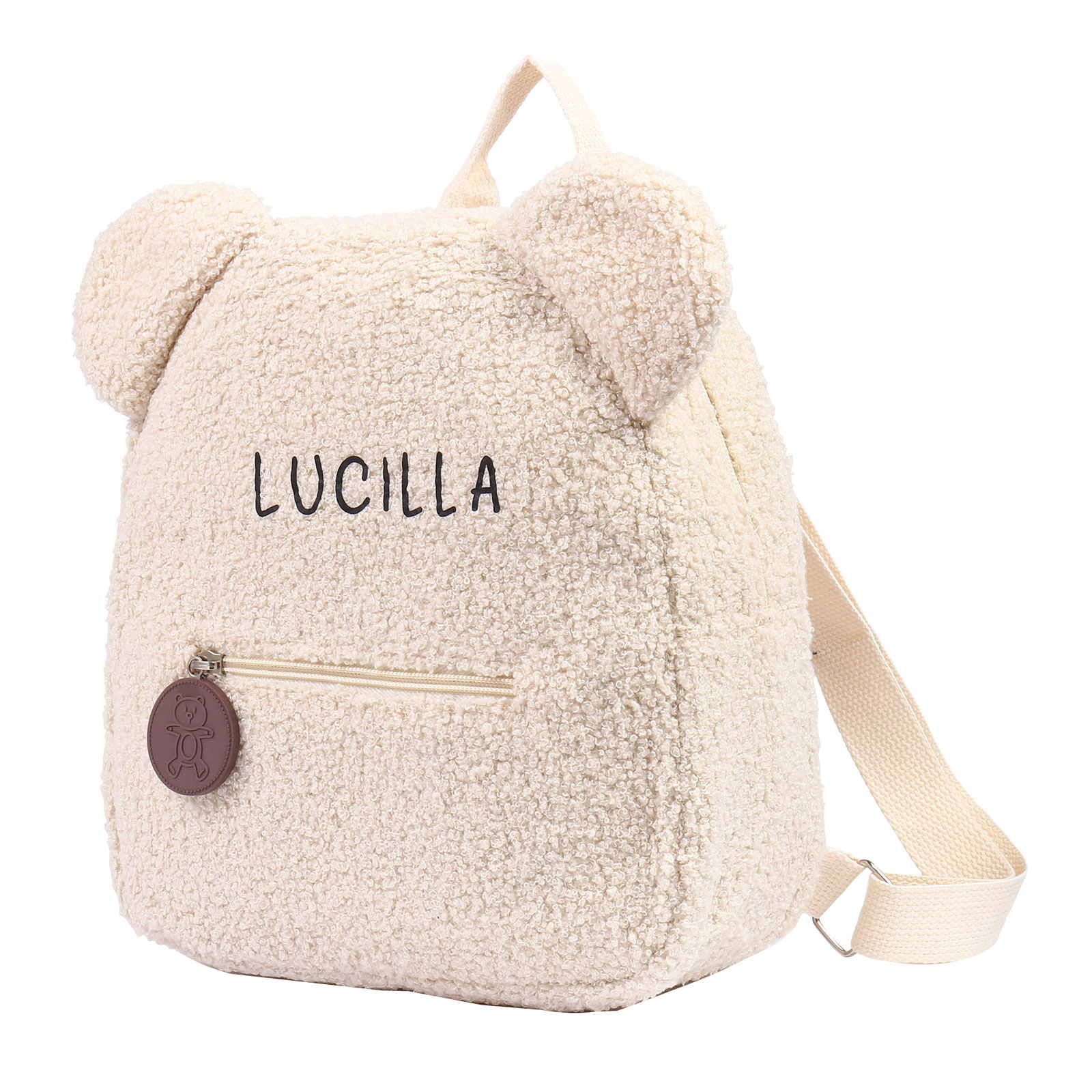 Personalized School Bag Custom Name Plush Children Backpack Children Back To School Gift