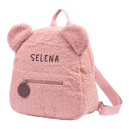Personalized School Bag Custom Name Plush Children Backpack Children Back To School Gift