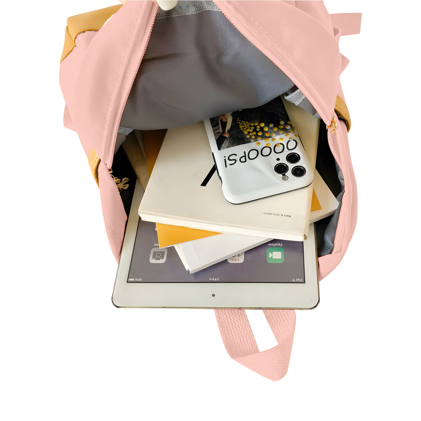 Personalized Kids Teddy Bear Backpack – Multi-Color Soft Nylon, Custom Name - Cute Gift for School & Travel