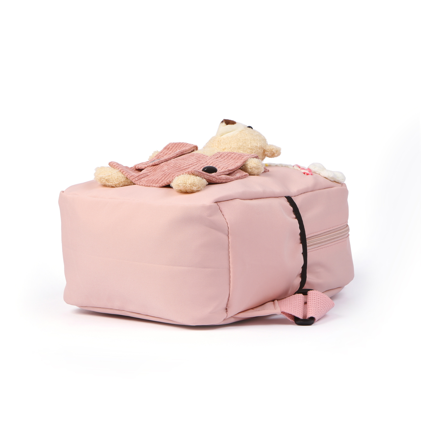 Schoolbag for Back to School Season – Custom Name Kids Backpack with Cute Bear & Wool Accents, Ideal Gift for Children