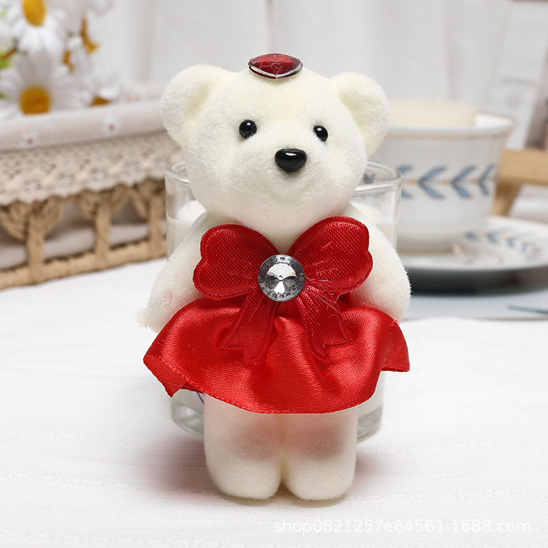 Teddy Bear in Elegant Red Dress – A Heartfelt Gift for Family | Jessemade