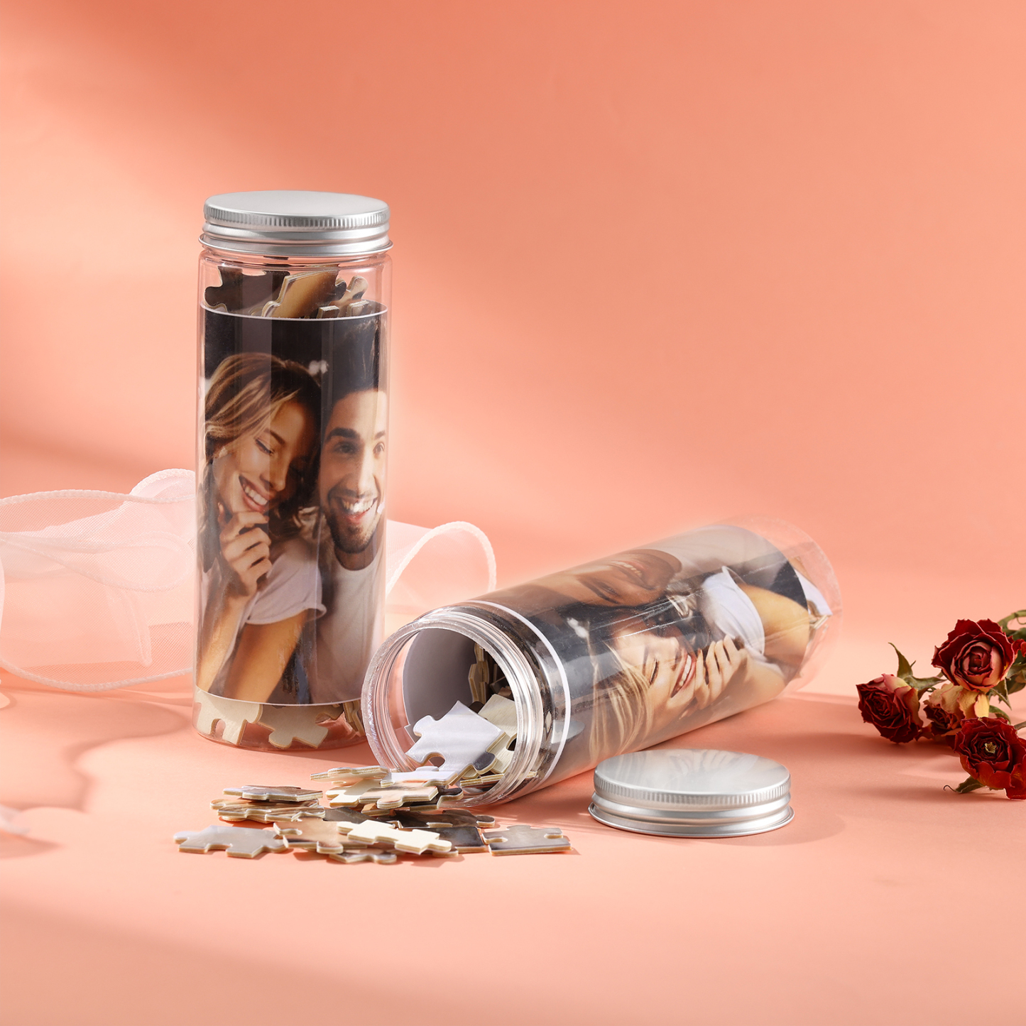 Personalized Canned Custom Photo Puzzle Custom 1 Photo 70 or 120 Pieces Gift for Her | Jessemade