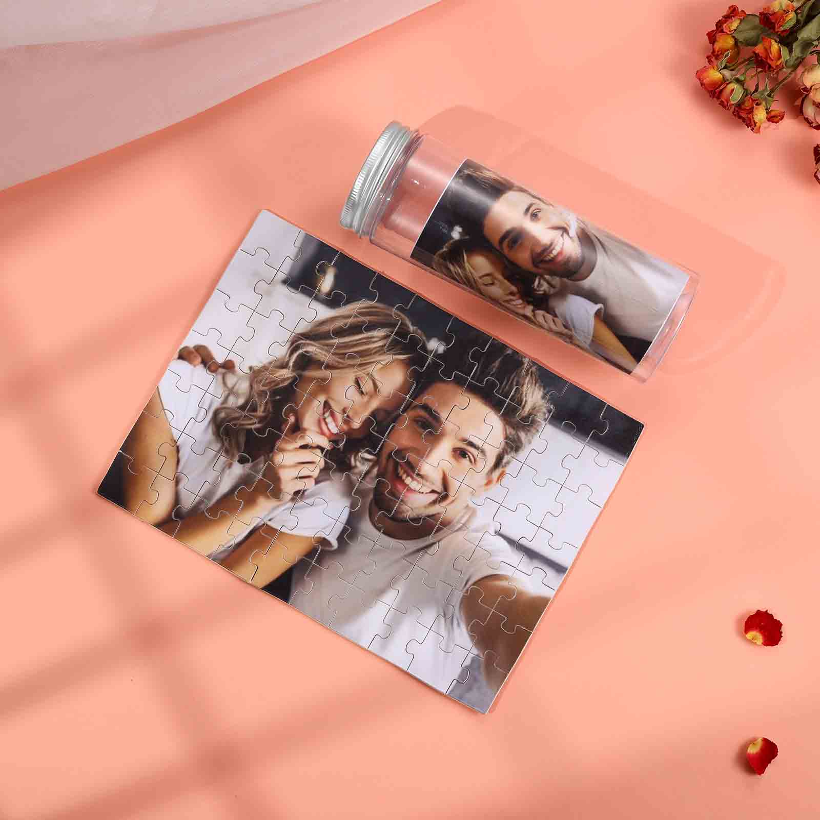 Personalized Canned Custom Photo Puzzle Custom 1 Photo 70 or 120 Pieces Gift for Her | Jessemade