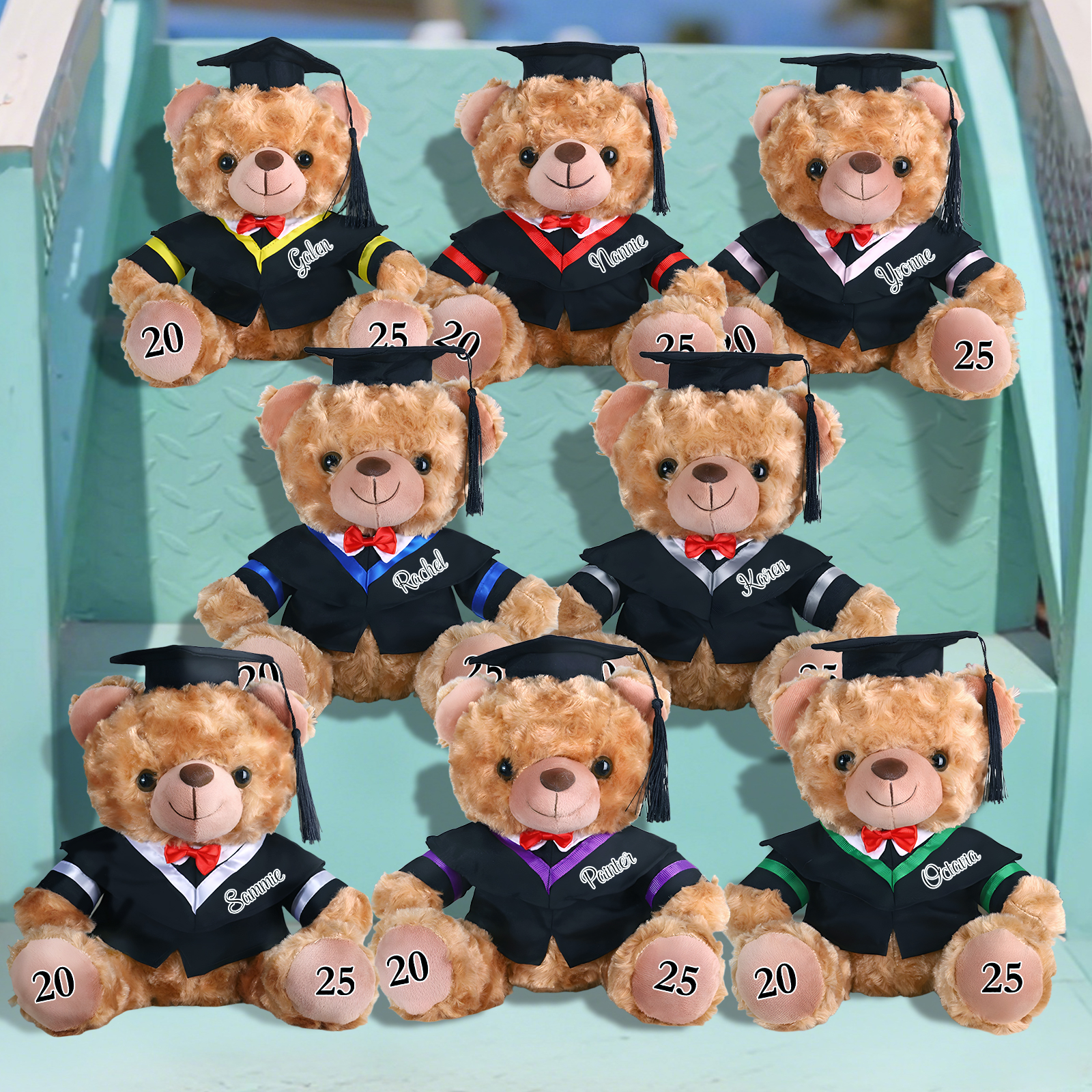 Graduation Teddy Bear Gift – Personalized Soft Plush Doll for 2024 or 2025 Graduates