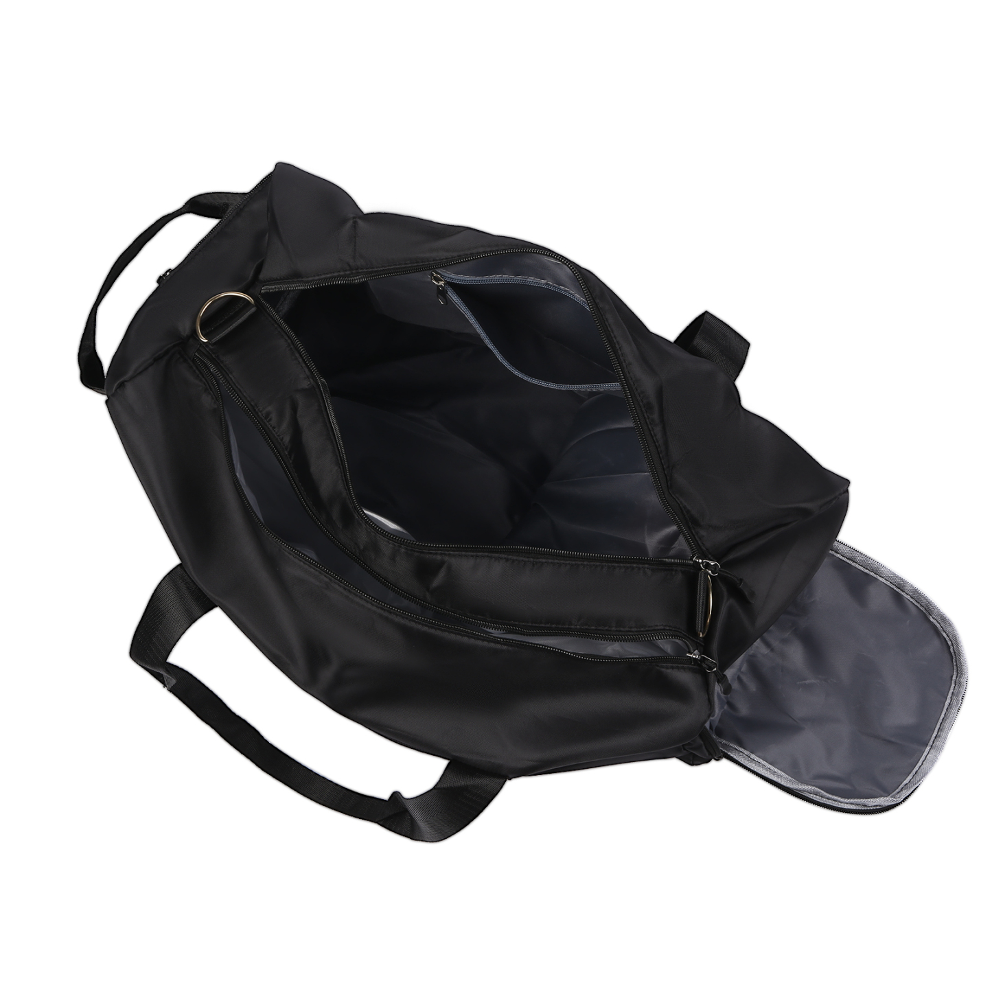 Personalized Duffel Bag Custom Name Nylon Black/Pink/Purple Travel Bag for Her/Him | Jessmade