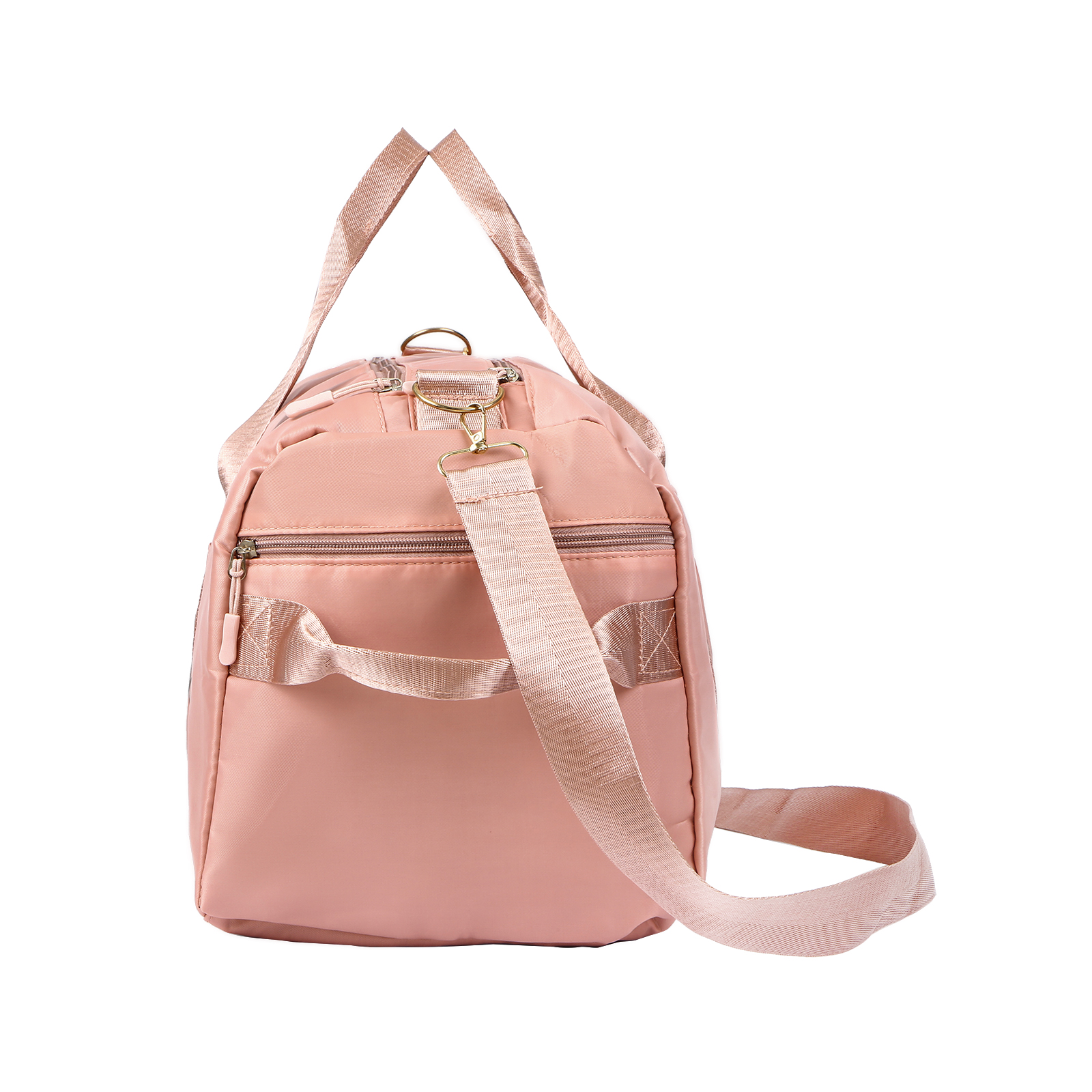 Personalized Duffel Bag Custom Name Nylon Black/Pink/Purple Travel Bag for Her/Him | Jessmade