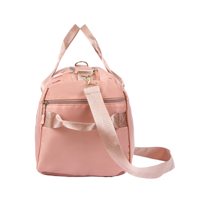 Personalized Duffel Bag Custom Name Nylon Black/Pink/Purple Travel Bag for Her/Him | Jessmade