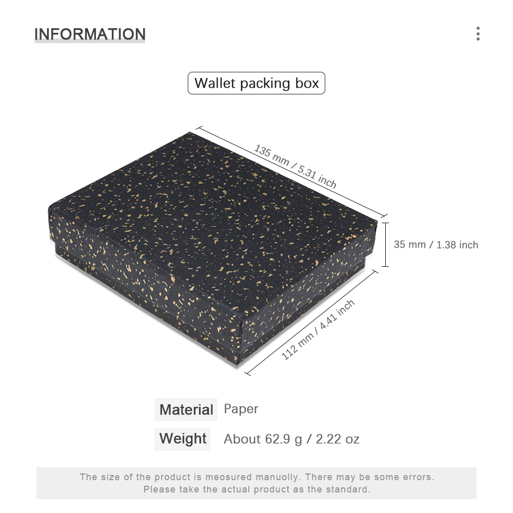 Jessemade Exquisite Wallet Packing Gift Box