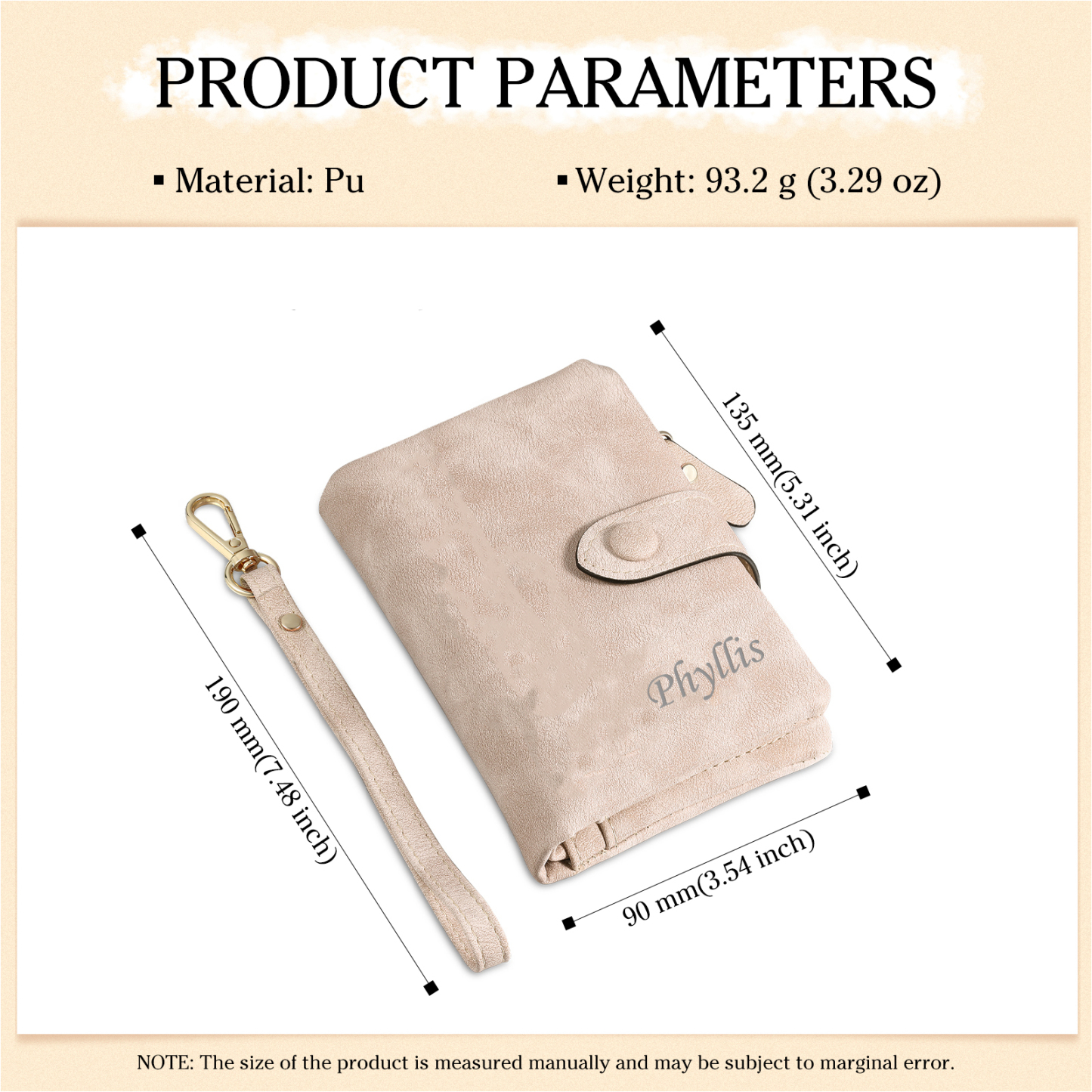 Personalised Women's Wallet Custom Photo & Name & Text Women's Folding Wallet for Her | Jessmade