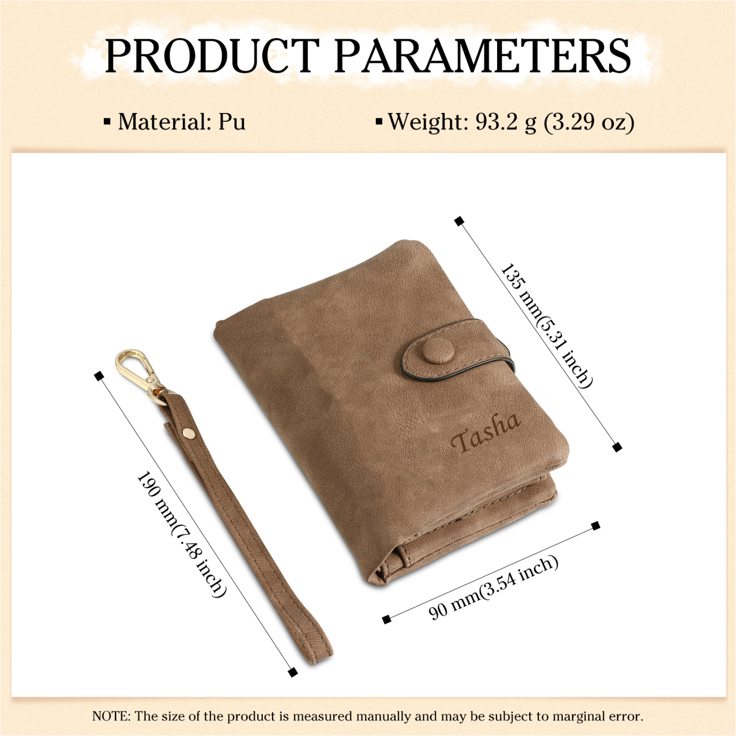 Personalised Women's Wallet Custom Photo & Name & Text Women's Folding Wallet for Her | Jessmade