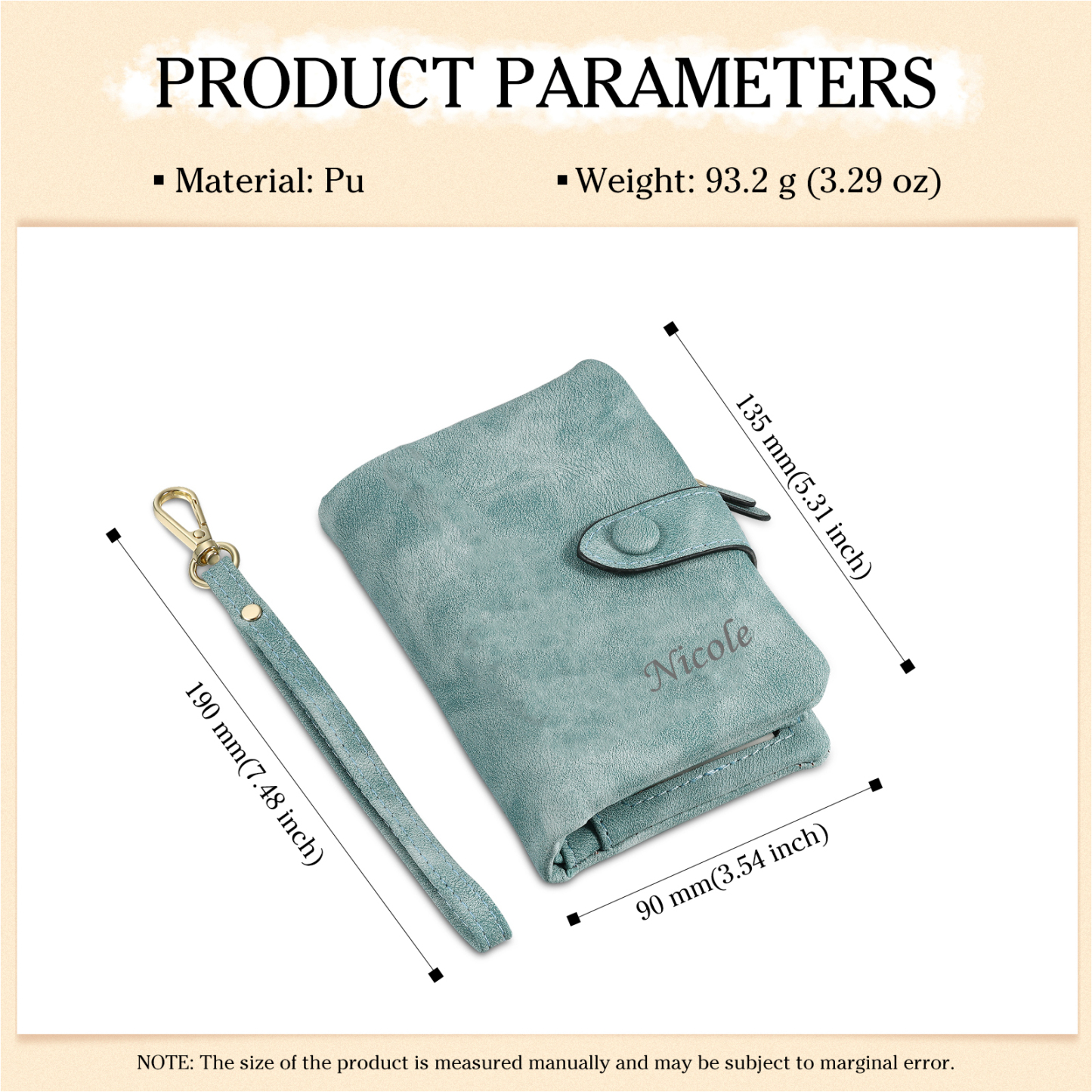 Personalised Women's Wallet Custom Photo & Name & Text Women's Folding Wallet for Her | Jessmade