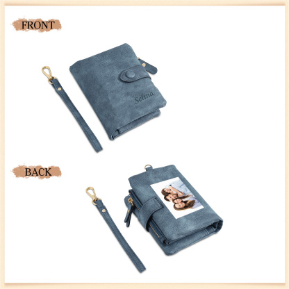 Personalised Women's Wallet Custom Photo & Name & Text Women's Folding Wallet for Her | Jessmade