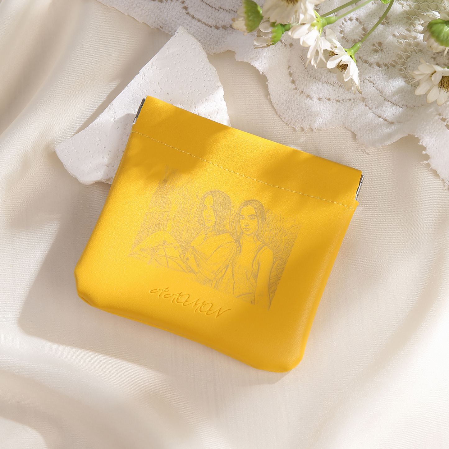 Personalized Custom Photo Pu Leather Wallet Opening Multiple Colors Optional Women's Wallet for Her