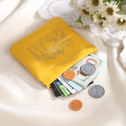 Personalized Custom Photo Pu Leather Wallet Opening Multiple Colors Optional Women's Wallet for Her