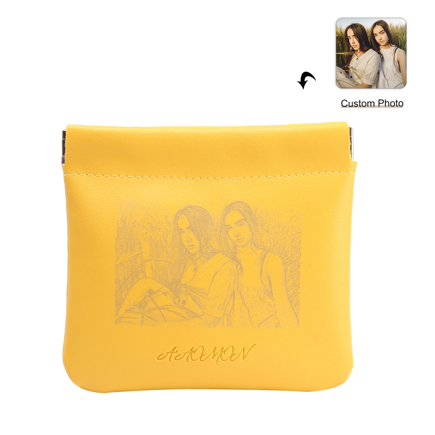 Personalized Custom Photo Pu Leather Wallet Opening Multiple Colors Optional Women's Wallet for Her