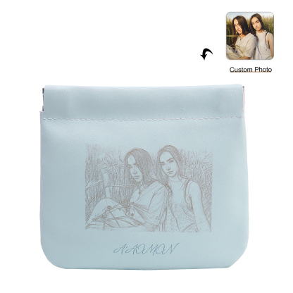 Personalized Custom Photo Pu Leather Wallet Opening Multiple Colors Optional Women's Wallet for Her