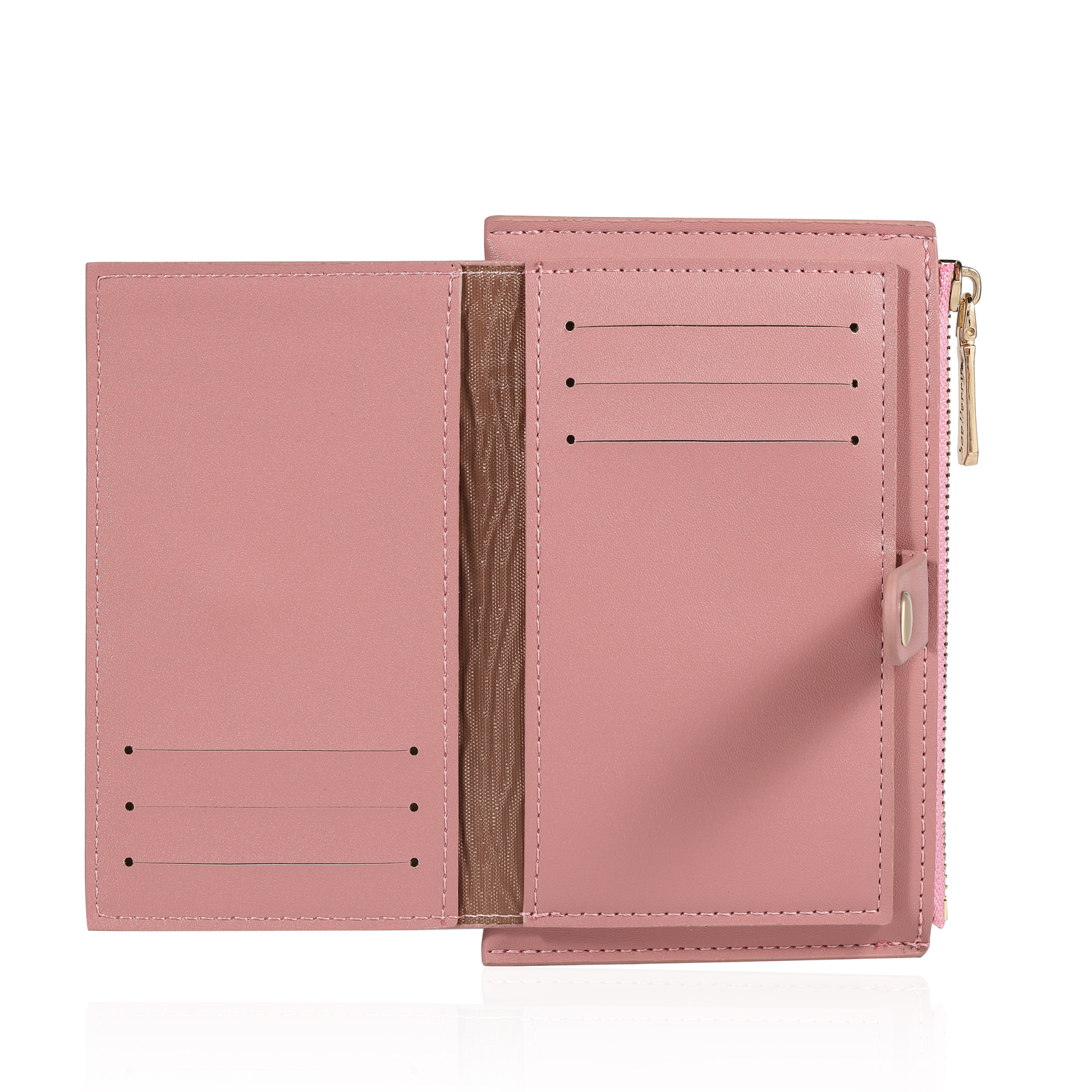 Personalized Women's Wallet Custom Name and Birthflower Leather Wallet for Grandma | Jessmade