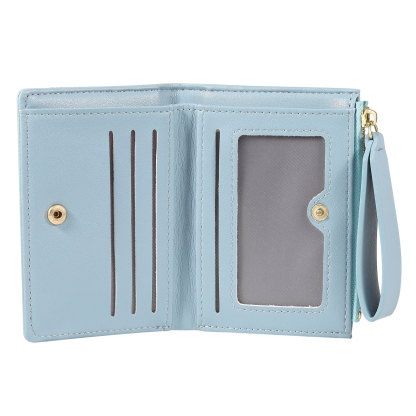 Personalized Women's Wallet Custom Name and 2 Text Leather Wallet for Her | Jessmade