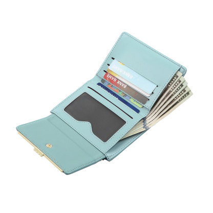 Personalized Women's Wallet Custom Name and Photo Leather Folding Zipper Wallet for Her | Jessmade