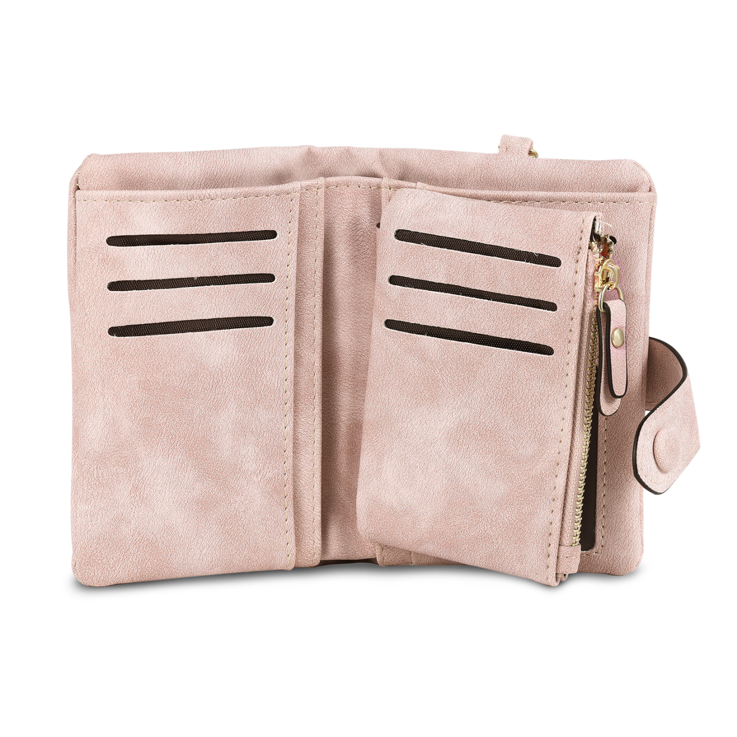 Personalised Women's Purse with Custom Name and Birth Flower – Pink Wallet , Christmas Gift for Her | Jessemade