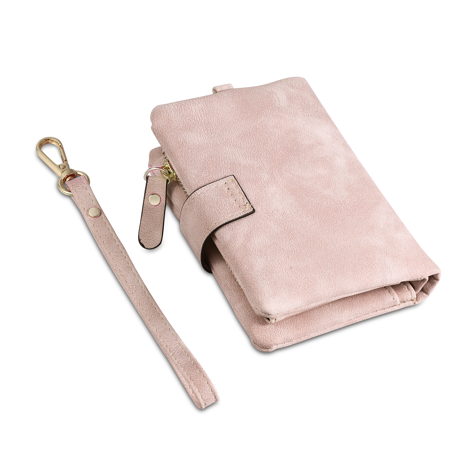 Personalised Women's Purse with Custom Name and Birth Flower – Pink Wallet , Christmas Gift for Her | Jessemade