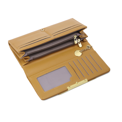 Personalised Women’s Wallet – Custom Names, Photo, Date & “Heart-in-Hand” Engraving with Stars – Available in Yellow, Blue & Pink – Valentine’s Day Gift for Her | Jessemade