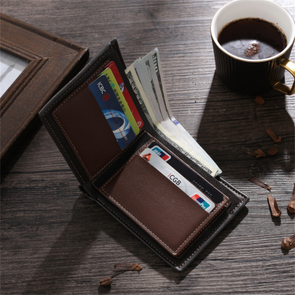 Personalised Men's Wallet – Customised Photo, Names & Date – Valentine’s Day Gift for Him | Jessemade