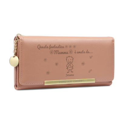 Personalized Photo Wallet with 1 Name – A Unique Gift for Mother’s Day 