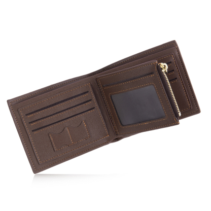 6 names - Personalized Wallet for Dad - Unique Fist Bump Design with Chain – PU Leather Bifold Father's Day Gift 